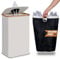 efluky 100L Poubelle Recyclage, Collecteur de Bouteilles Consignées avec Couvercle, Poubelle de Recyclage avec Trou, Rangement de Bouteilles Consignées avec Deux Sacs de Transport