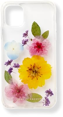 IDEAL OF SWEDEN Durchsichtige Handyhülle mit erhöhten Kanten und Nicht vergilbenden Materialien, fallgetesteter Schutz mit transparentem Finish, kompatibel mit iPhone 11 und XR (Summer Blossom)