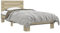ShGaxin Bettgestell Sonoma-Eiche 90x190 cm Holzwerkstoff und Metall, Bett, Jugendbett, Schlafzimmer Bett, Bed Frame - 845753