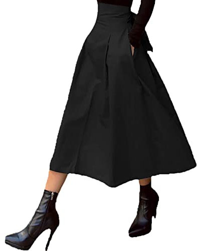 Thermorock Damen Thermorock Damen Sexy Mini Rock Plisseerock Mit Boots Rockige Kleidung Damen Midi Rock Weiss Rock üBer Hose Bleistiftrock Mit Bluse Tweed Rock Knielang Langer Blumenrock Plissee