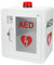 SXTYFBB AED Defibrillator Aufbewahrungsschrank, Erste Hilfe Set Kardiodefibrillator Aufbewahrungsschrank mit Licht und Alarmsystem, Stahl Kardiodefibrillator Alarmbox für Zuhause, Büro, Pflege, Bus
