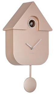 Karlsson Modern Cuckoo Wall Clock 'Metallic Rose Gold' - KA5867RG