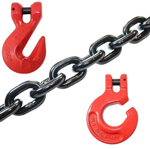 Forstkette Modell 2 Rückekette 8mm 4000kg selbst konfigurieren 5 Meter