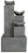 Easy Fountain Jackson Pours incl LEDs Water Feature Day and Night, Grey