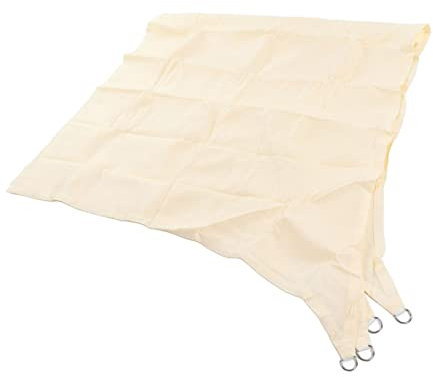 LOCADENCE Voile d'Ombrage, 9,8 X 9,8 Pieds, Auvent en Polyester Imperméable, Tissu d'Ombrage d'Extérieur avec Anneaux en D en Acier Inoxydable pour Jardin et Piscine