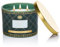 M&SENSE Duftkerze Groß Basilikum Wilde Minze|Duftkerze im Glas mit 3 Dochten|330g Natürliche Soja-Kerze Duftkerzen|65 Stunden Brenndauer|Kariertes Design Duftkerze Geschenk|Elegant Candle Gift