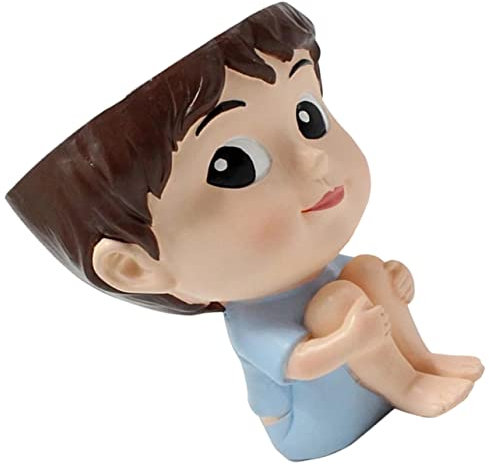 Cabilock Flower Pot Container Tabletop Flowerpot Resin Made Outdoor Flower Pot Artistic Favor Long Serving