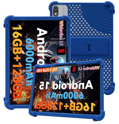 Protective Case for BYXSB/UGRIHACH/LVILLE/HOTLIGHT/Whitedeer/HAKAUG/EKSVEFOT/YICTY/WHITEDEER C10 10 inch Tablet with Shockproof & Stand& Anti-Drop Feature - Sleek and Simple Design,Blue