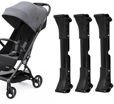 3 Pièces Connecteurs Universels pour Poussette de Bébé, Connecteurs Réglables pour Poussette, Adaptateur Connexion pour Poussette, Convient À la Plupart des Poussettes