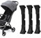 3 Pièces Connecteurs Universels pour Poussette de Bébé, Connecteurs Réglables pour Poussette, Adaptateur Connexion pour Poussette, Convient À la Plupart des Poussettes