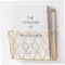 Pastoralist Bathroom Magazine Rack, Gold Iron Wire Wall Mount File Holder, Wall Magazine Holder for Home School Dorm Newspapers Books Document, Bathroom Rack, Mounted