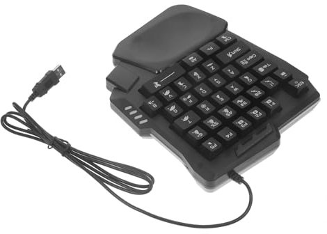 Operitacx Clavier Gamer Mécanique Touches Rétroéclairé RGB pour Jeux Vidéo à Domicile Et Bureau Compact pour E-Sport Et Gaming Pc