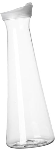 Ailan Kaltwasserkrug aus robustem Acryl für die Bartheke. Inklusive: luftdichter Deckel mit Ausgießer, Karaffe mit Deckel, Kunststoffkrug, Wasserkrug, Taillentopf 1000 ml