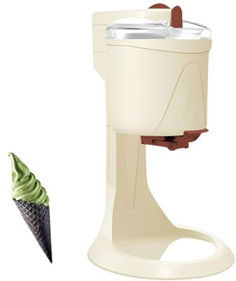 Ice Cream Maker for Home Mini Ice Cream Maker Machine, Automatic Soft Serve Ice Cream Maker with Freezer Bowl, 1l Capacity, Fast Chilled Dessert Making