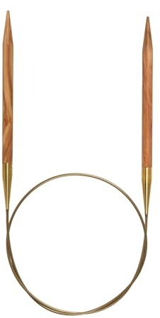 Addi 63121 Rundnadel aus Olivenholz, 150 cm x 3,0 mm, 3 mm