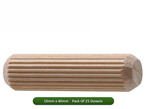 Fort Fasteners Wooden Dowel 10mm x 40mm Pack Of 25