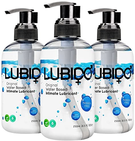 Lubido Gel Lubrifiant Intime Original à Base d'Eau Sans Paraben - 250ml (Lot de 3)