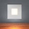 max K O M F O R T 3er SET LED Treppenbeleuchtung ECKIG weiß 230V | warmweiß 2,5W 120 Lumen 80x80 mm | Aluminium Treppenleuchte Einbauleuchte Einbaustrahler Stufenbeleuchtung Flurleuchte | 6103S