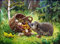 Puzzle für Erwachsene, 1000 Teile, Blumenkorb, Pilz, Igel, Spielzeug, entspannendes Puzzle