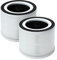 GoKBNY Paquete de 2 filtros de repuesto H06 True HEPA, compatible con el purificador HIMOX H06/Afloia Gala/Compass Home Small Room Purifier, filtros HEPA 3 en 1