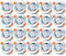 Daromigo 20er 3W LED Einbaustrahler, 230V Flach Bad Spot Ersetzt 30W Halogen, IP44 Einbauleuchten, Schwenkbar Deckenstrahler, 210lm Kaltweiß 6500k Deckenspots, Ø65 mm Lochbohrung