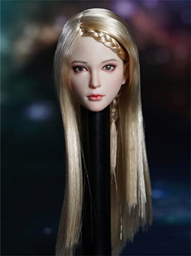 HiPlay Super Duck 1/6 Scale Female Figure Head Sculpt, Charming Girl Doll Head for 12 Inch Action Figure TBLeague JIAOUDOLL HS204(D)