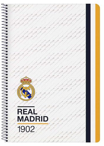 Safta Folio Notizbuch 80 H, Hardcover, Real Madrid 1. Team 23/24