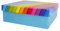 Out of the blue Hellblauer Geschenkkarton mit Regenbogen in verschiedenen Größen Karton Blau, Geschenkkartonagen:20 x 20 cm