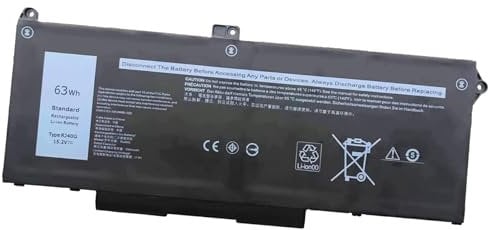 AKKEE 63Wh RJ40G Laptop Batterie pour Dell Latitude 14 5420 Latitude 15 5520 Precision 15 3560 Series 075X16 01K2CF WY9DX 005R42 0WK3F1 0M3KCN