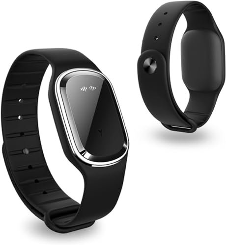 MoskitoPro Bracelet,Mosquito Repellent Bracelet,Ultrasonic Anti-Mosquito Wristband Electronic Repeller Bands Watch Pest Control Insect Guards USB Charging/Waterproof for Children and Adults (Black)