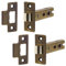 Decoranddecor 3 Inch Tubular Mortice Latch for Internal Doors, Fire Rated (2 Pack, 57-76mm, Antique Brass)