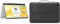 HP Chromebook x360, 14 Touchscreen, Intel Prozessor N100, 4 GB DDR4 RAM,128GB eUFS, Intel UHD Graphics, ChromeOS, QWERTZ, Silber mit HP Sports Sleeve Laptophülle
