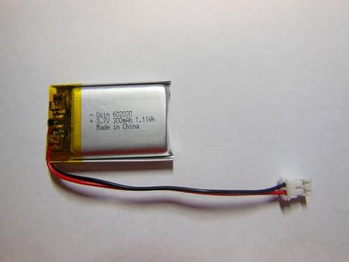 Lipo Akku 300mAh 3,7V 602030 PCB Stecker PH 2.0 1S GPS MP3 Battery Akkus