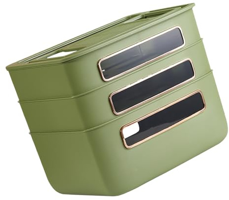 WiFi Router Storage Box, Keep Tidy Cable Management Cable Router Cover Box for Office for Desktop (Dark Green)