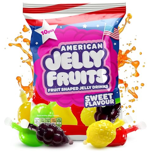 American Jelly Fruits by Byxa – 300g Bag | Sweet & Chewy Fruit Jellies