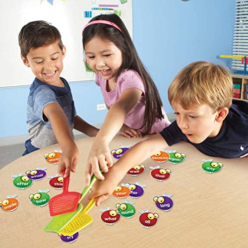 Juego Educativo Multicolor para Niños, Juguete con Palabras a la Vista Que Promueve Las Habilidades de Lectura para Juegos en el Aula, Regalo de Jardín de Infantes para Niños y Niñas,