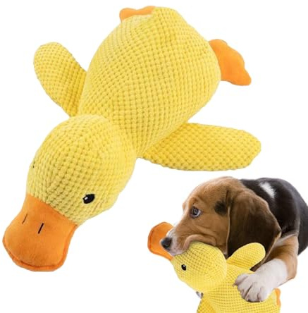 Squeaky Toys For Dogs Interactive Game Companion Keep Pet Busy | Stuffed Duck Dog Chew Toys Keeps Busy Chewing Satisfaction Small Breed Playtime Indoor Outdoor Travel Snuggle Time