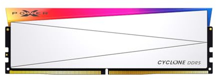 Silicon Power SP016GXLWU60FFSM - Modulo di memoria RAM DDR5 Cyclone RGB 6000MT/s (PC5-48000) 288 pin CL36 1,35 V UDIMM Desktop