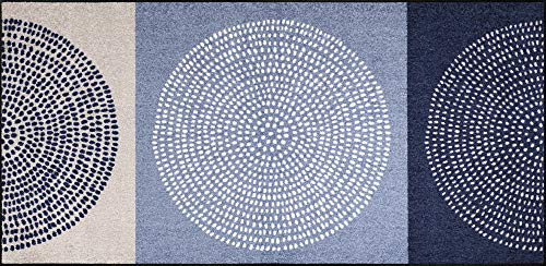 Salonloewe Fußmatte Nestor blau Größe 75x150 cm