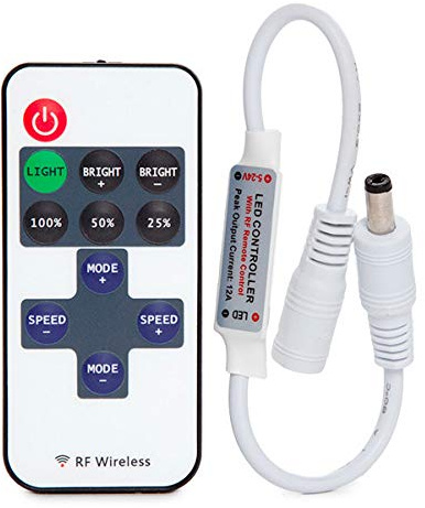 Dimmer Mini LED -Leiste Fernbedienung 5-24VDC ► 30/144W | Greenice