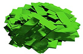 TCM FX Metallic-Konfetti rechteckig 55x18mm, grün, 1kg