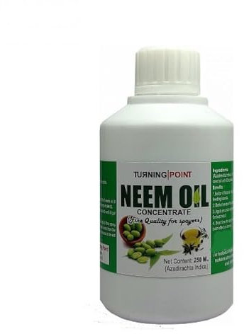 B Natural Pure Cold Pressed Water Soluble Neem Oil Concentrate for Plants & Garden 250ml with Free Measuring Cup |for Making 50 Neem Spray Bottles for Plant Insects | Effective with 3 in 1 Formula