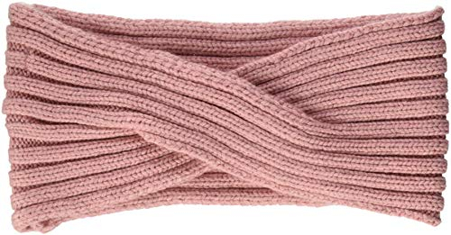 PIECES Damen PCVIRTULA Twisted Cashmere Headband NOOS Stirnband, Rosa (Rosette), ONE Size