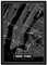 Panorama Poster Karte Schwarz von New York 50 x 70 cm - Gedruckt auf 250g-Papier - Wandbild Wohnzimmer - Papierplakat Schlafzimmer