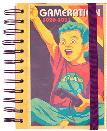 Erik Planer - Schulplaner Gameration - Kalender Tagesansicht 2020/2021 für Schüler - Terminplaner