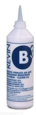 Adesivo,colla monocomponente resistenza all’acqua D3 parquet,laminato