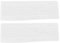 SOLUSTRE 2pcs Silicone Keyboard Cover, Compatible with Logitech MK270, Ultra Thin, White, Transparent, Water & Dust Resistant