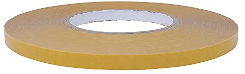 gws 1 Rolle Doppelseitiges Klebeband, stark haftend, weißes Montageband, sehr gute UV-Beständigkeit, universell einsetzbares Doppelklebeband, 50 m x 9 mm
