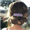 Yheakne Kristall-Haarspange für Hochzeiten, violette Strasssteine, glitzernd, Braut-Kopfschmuck, dekorative Kopfbedeckung, Kristall-Haarspange, Kamm, Braut-Haarschmuck für Damen und Mädchen (Stil A)