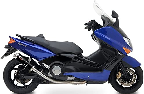 MIVV scarico completo gp inox nero compatibile con yamaha t-max tmax 500 2001 2002 2003 2004 2005 2006 2007